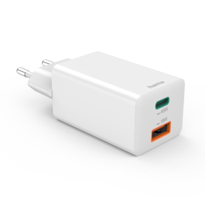 Зарядно устройство Hama Mini 45 W, Бяло - Hama-201993 gallery image 2