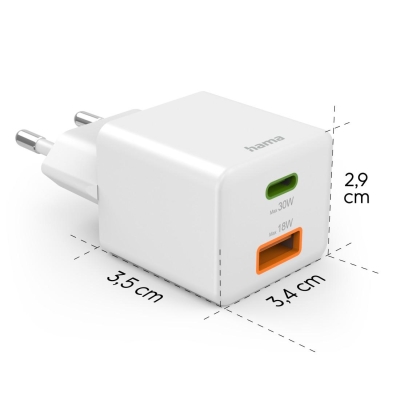 Зарядно устройство Hama Mini 30 W, Бяло - Hama-201992 gallery image 14