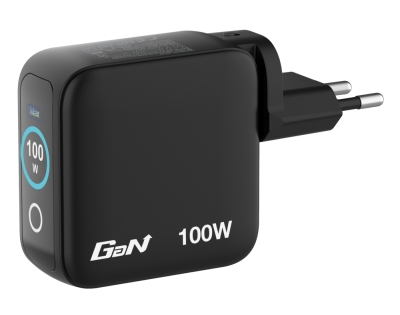 Зарядно устройство Verbatim Mini 100W, Черно - 30239 gallery image 1