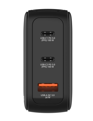 Зарядно устройство Verbatim Mini 100W, Черно - 30239 gallery image 3