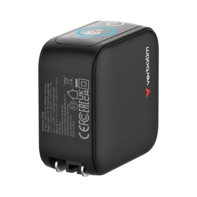Зарядно устройство Verbatim Mini 65 W, Черно - 30238 gallery image 9