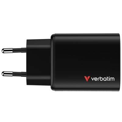 Зарядно устройство Verbatim Essentials 65 W, Черно - 32352 gallery image 2