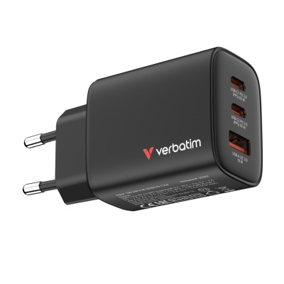 Зарядно устройство Verbatim Essentials 65 W, Черно - 32352 gallery image 6