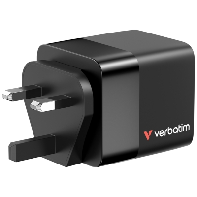 Зарядно устройство Verbatim Mini 65 W 2, Черно - 32217 gallery image 6