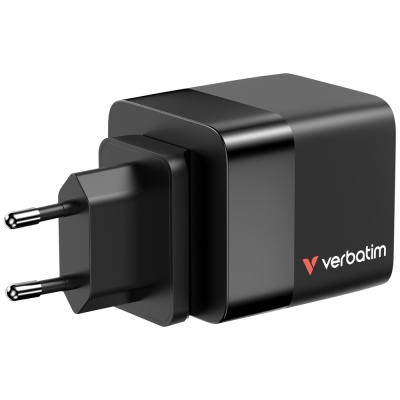 Зарядно устройство Verbatim Mini 65 W 2, Черно - 32217 gallery image 7