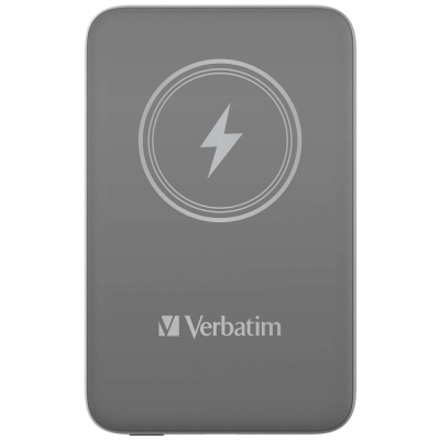 Външна батерия Verbatim MCP-10GY, 20W, 10000 mAh, Сива - 32249 gallery image 1