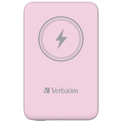 Външна батерия Verbatim MCP-10PK, 20W, 10000 mAh, Розова - 32248 gallery image 1