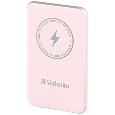 Външна батерия Verbatim MCP-5PK, 20 W, 5000 mAh, Розова - 32243 gallery image 2