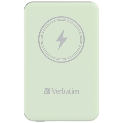 Външна батерия Verbatim MCP-5GN, 20 W, 5000 mAh, Зелена - 32241 gallery image 1