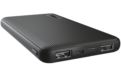 PowerBank Trust Primo Fast Ultra-thin, 10000 mAh, Черен - 24678 gallery image 1