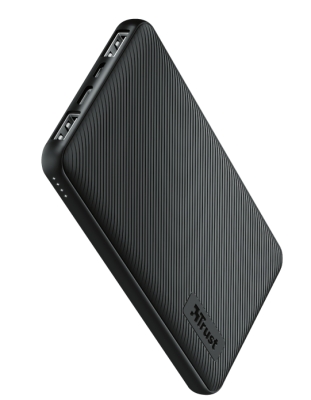 PowerBank Trust Primo Fast Ultra-thin, 10000 mAh, Черен - 24678 gallery image 2