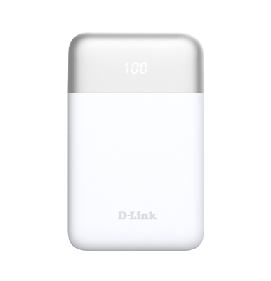PowerBank D-Link DPP-101, 10000 mAh, Бял - DPP-101 gallery image 1