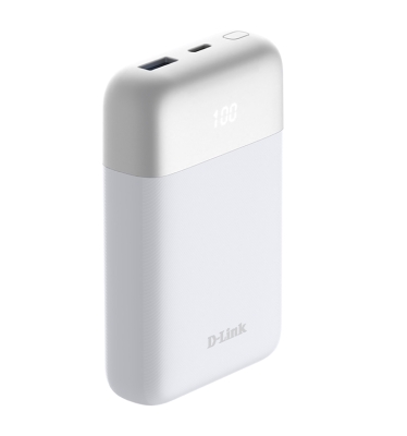 PowerBank D-Link DPP-101, 10000 mAh, Бял - DPP-101 gallery image 2
