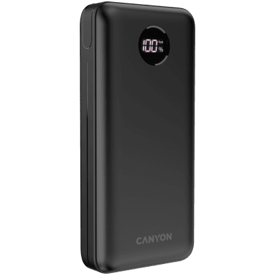 PowerBank Canyon PB-2002, 20000 mAh, Черен - CNE-CPB2002B gallery image 2