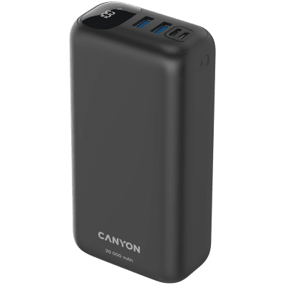 PowerBank Canyon PB-301, 30000 mAh, Черен - CNE-CPB301B gallery image 3