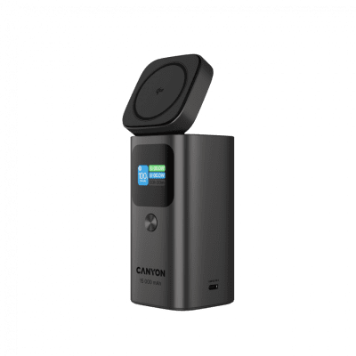 PowerBank Canyon OnPower 150, 100 W, 15000 mAh, Тъмносив - CNS-CPB150DG gallery image 4