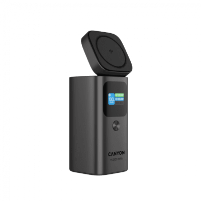 PowerBank Canyon OnPower 150, 100 W, 15000 mAh, Тъмносив - CNS-CPB150DG gallery image 5