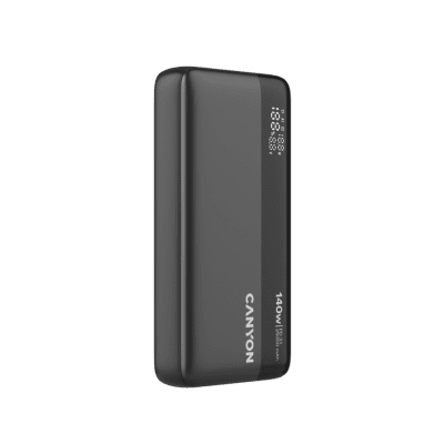 PowerBank Canyon OnPower 240, 140 W, 25000 mAh, Тъмносив - CNS-CPB240 gallery image 7