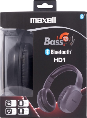 Безжични слушалки Maxell BASS 13 B13-HD1, Черни - 8125 gallery image 3