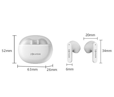 Безжични слушалки слушалки A4TECH B20 2Drumtek, Зелени - B20 MINT GREEN gallery image 5