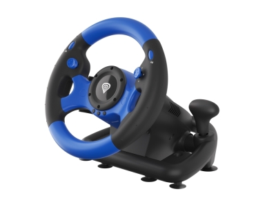 Комплект волан с педали Genesis Driving Wheel Seaborg 350, Син - NGK-1566 gallery image 4