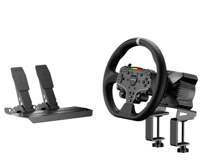 Комплакт волан с педали MOZA Racing R3, Черен - RS074 gallery image 1