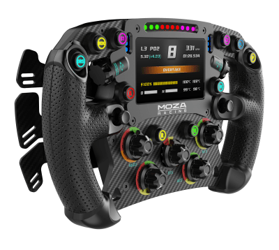 Волан MOZA Racing FSR2 Formula, Черен - RS068 gallery image 4
