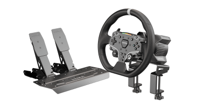 Комплект волан с педали MOZA Racing R3 Bundle, Черен - RS053 gallery image 1