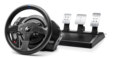 Комплект волан с педали Thrustmaster Racing Wheel T300 RS GT, Черен - THRUST-RW-T300RSGT gallery image 1