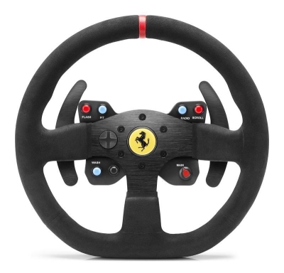Комплект волан с педали Thrustmaster T300 Ferrari Alcantara Edition, Черен - THRUST-RW-T300FIA gallery image 4