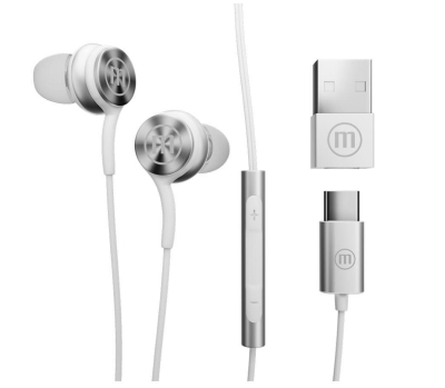 Слушалки Maxell XC1, Бели - 2175