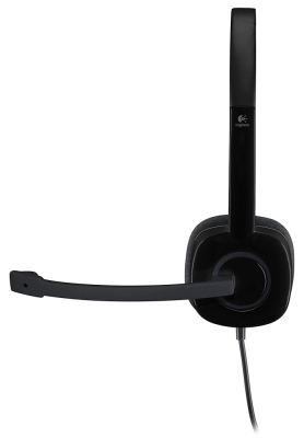 Слушалки Logitech H151, Черни - 981-000589 gallery image 3