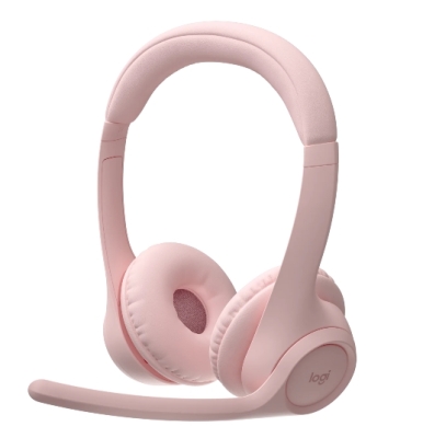 Безжични слушалки Logitech Zone 300, Розови - 981-001412