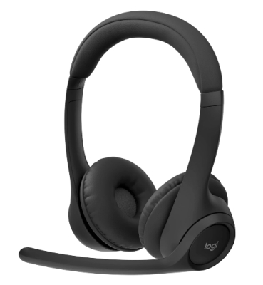 Безжични слушалки Logitech Zone 300, Черни - 981-001407 gallery image 1
