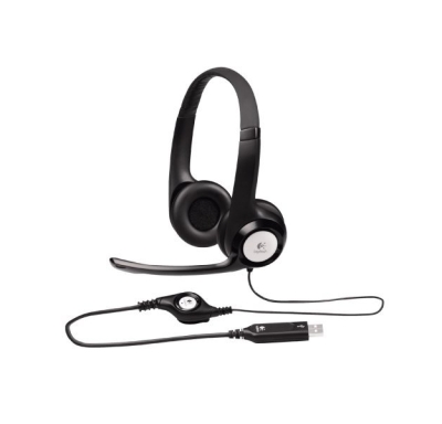 Слушалки Logitech H390, Черни - 981-000406 gallery image 2