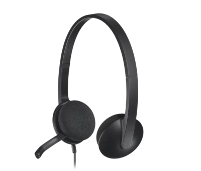 Слушалки Logitech H340, Черни - 981-000475 gallery image 2