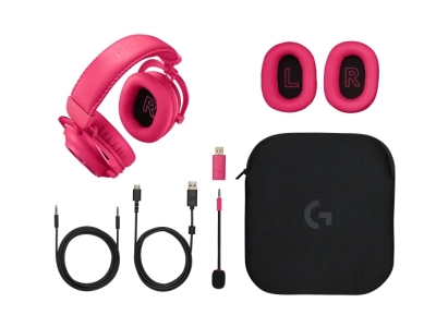 Безжични слушалки Logitech PRO X 2 LIGHTSPEED, Розови - 981-00127 gallery image 6