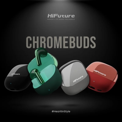 Безжични слушалки HiFuture ChromeBuds, Червени - 6972576182708 gallery image 3