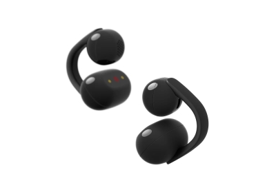 Безжични слушалки Sony LinkBuds Clip WF-LC900, Черни - WFLC900B.CE7