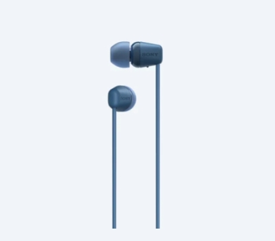 Безжични слушалки Sony WI-C100, Сини - WIC100L.CE7 gallery image 2