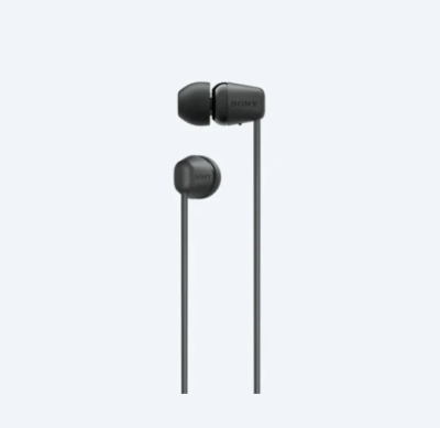 Безжични слушалки Sony WI-C100, Черни - WIC100B.CE7 gallery image 2