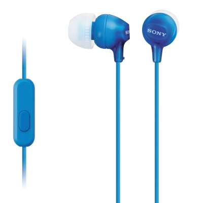 Слушалки Sony MDR-EX15AP, Сини - MDREX15APLI.CE7