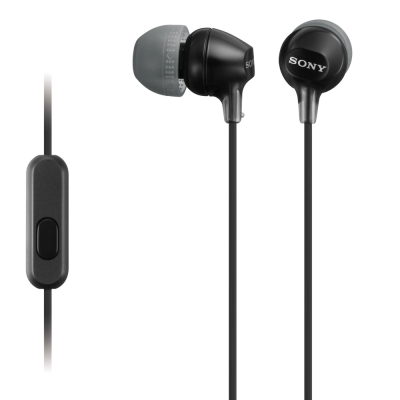 Слушалки Sony MDR-EX15AP, Черни - MDREX15APB.CE7