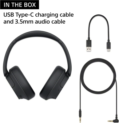 Безжични слушалки Sony WH-CH720N, Черни - WHCH720NB.CE7 gallery image 4