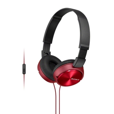 Слушалки Sony MDR-ZX310AP, Червен - MDRZX310APR.CE7 gallery image 1