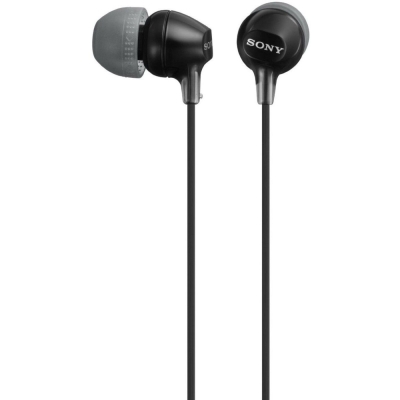 Слушалки Sony MDR-EX15LP, Черни - MDREX15LPB.AE
