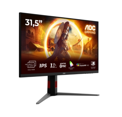 Монитор AOC Q32V4, 31.5", QHD (2560x1440) IPS, 75Hz, 4ms, Черен - U32G4U gallery image 2