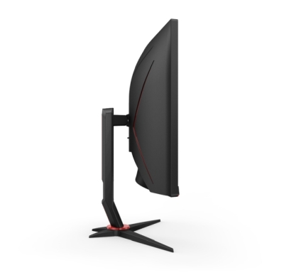Монитор AOC CU34G2XP/BK, 34", UWQHD (3440 x 1440), VA, 180 Hz, 1 ms, Черен/Червен - CU34G2XP/BK gallery image 5