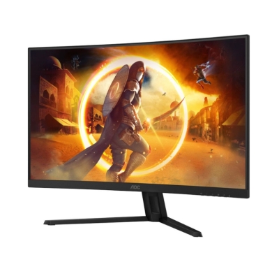 Монитор AOC CQ32G4VE, 31.5", QHD (2560 x 1440), Fast VA, 180 Hz, 1 ms, Черен/Сив - CQ32G4VE gallery image 3