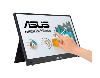 Монитор ASUS ZenScreen MB16AMTR, 16", Full HD (1920x1080) IPS, Touch, Вградена батерия, Черен - 90LM04S0-B02170